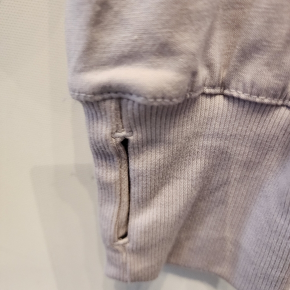 Target All in Motion Gray Cotton Athletic Top Long Sleeve Lightweight Boxy S - Picture 5 of 11